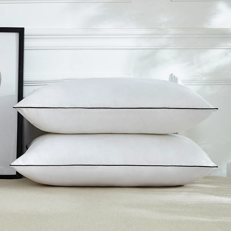 Factory manufacturer wholesale bed sleeping 5 star luxury anti mite and breathable comfort hotel bed pillows
