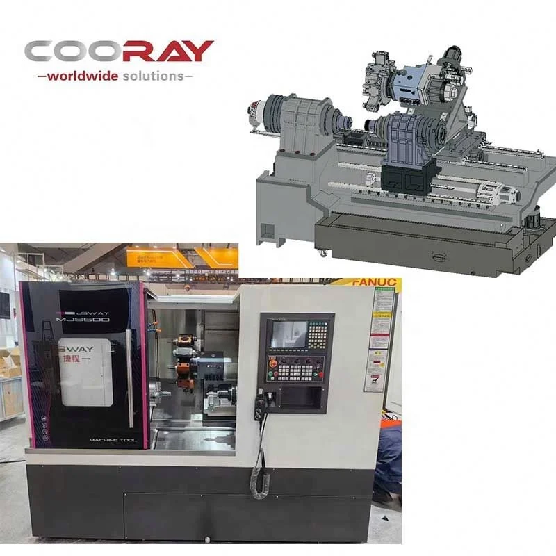 Y axis turning and milling cnc lathe Bar Feeder Numerical Control Cnc Lathe Turning And Milling