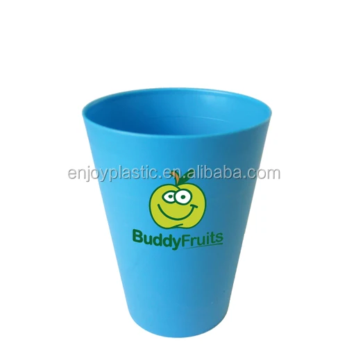Customized 300 ML / 10 OZ Reusable PP Plastic Frosted Cup for musical festival party wedding
