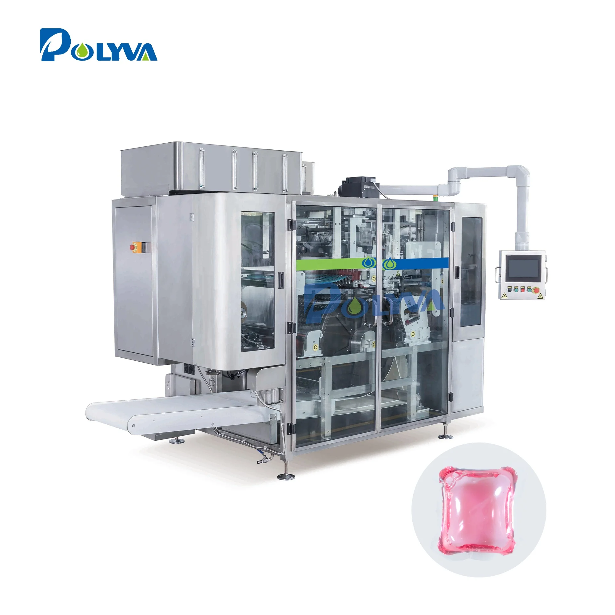 Polyva high performance wash detergent liquid liquid filling machine small pouch detergent pod making machine
