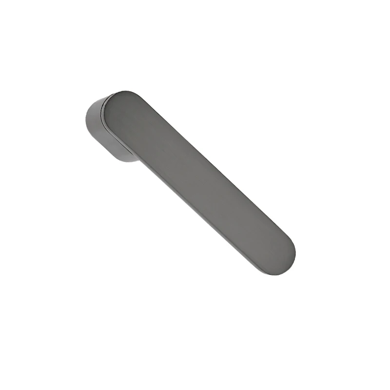 Door Handle For Wooden Dood European Interior Black Door Handle Modern Home Office Door Lock Hardware
