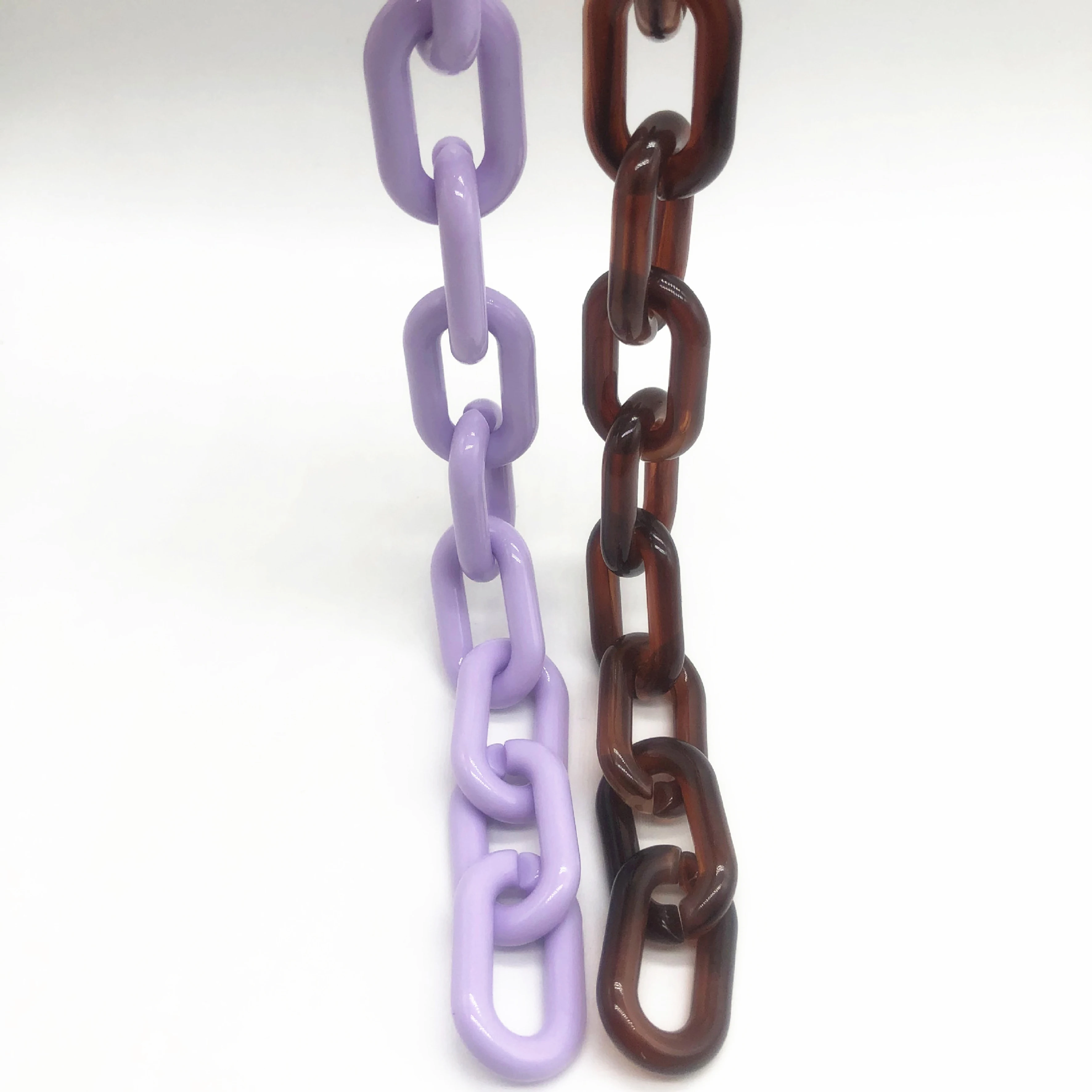 Deepeel AL013 60cm Handbag Accessories Custom Purse Chain Removable Resin Chains Acrylic Bag Chain