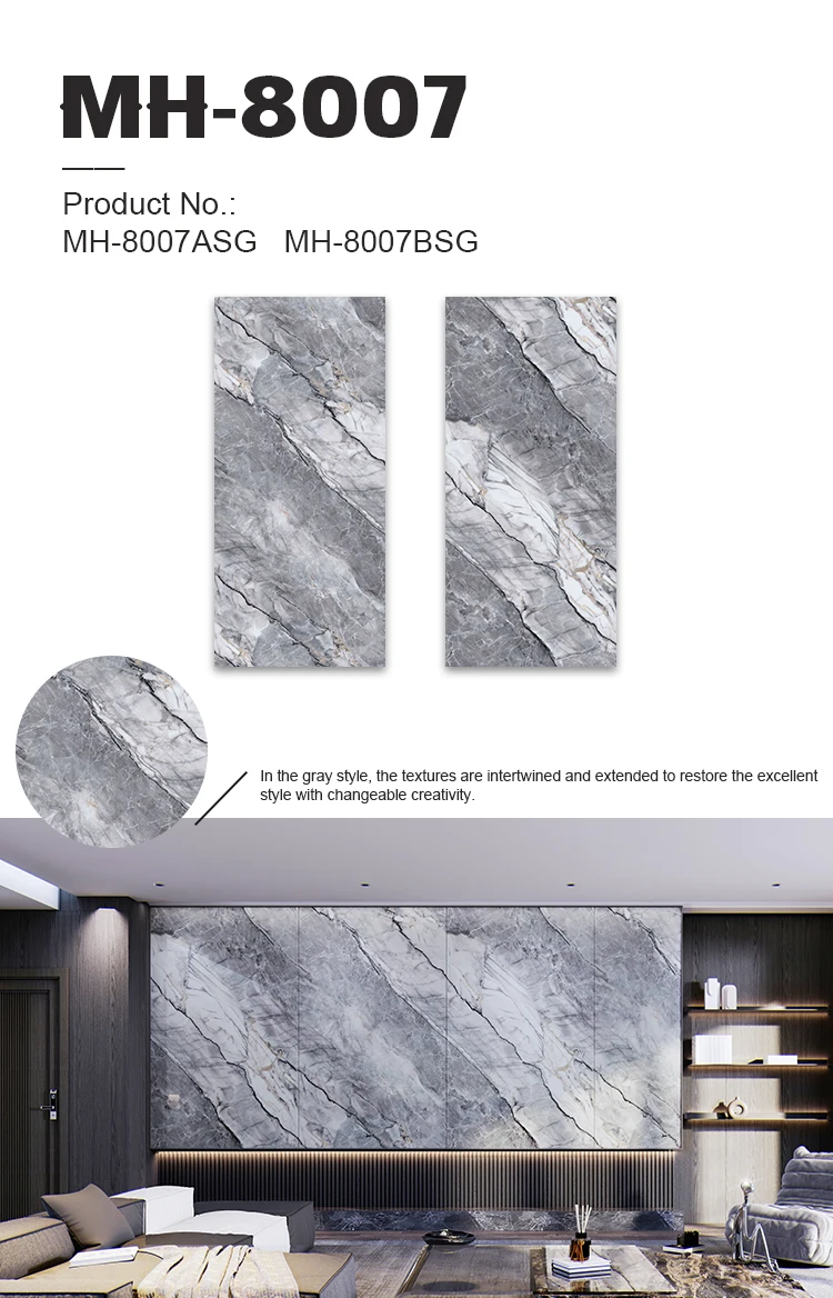 Home Decoration Mildew Resistance PVC Foam Panel Foldable Natrual Bamboo Fiber Board Laser Printing Surface WPC Wall Sheet