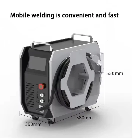 2024 new 3-in-1 Handheld 1500W 1800W Laser Welder Machine with Air Cooling Laser Source Gear Core Component Metal Welding