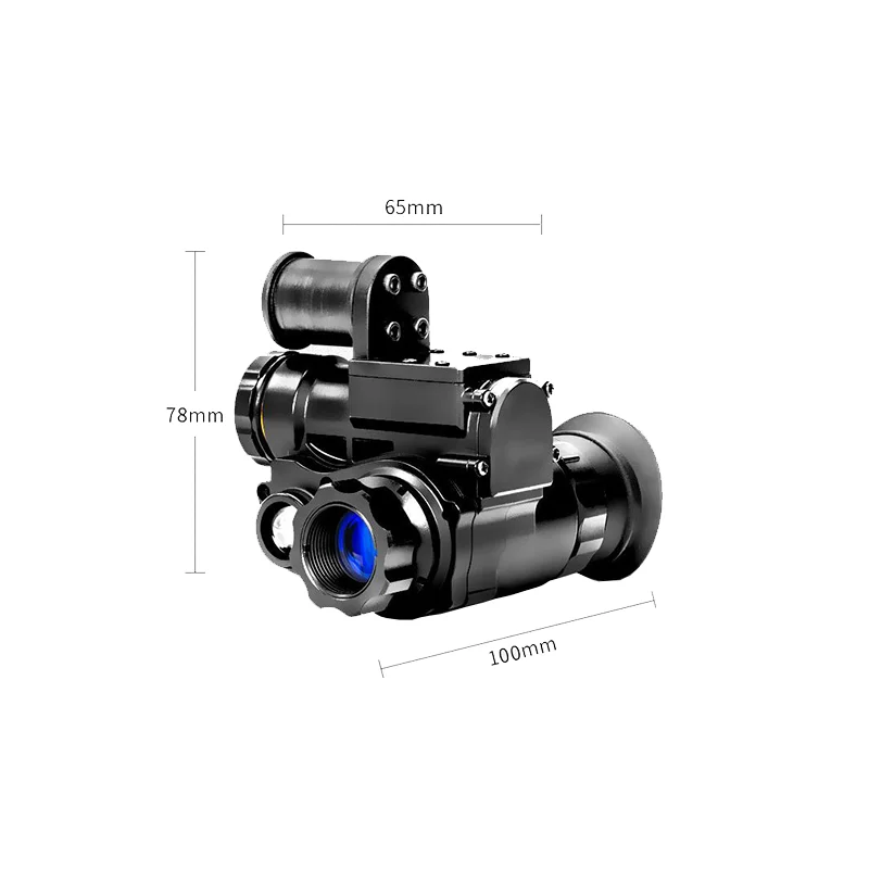 Full Dark Use  120M 1080P CMOS Helmet Mounted Night Vision Monocular Camera