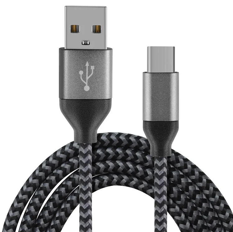  Высококачественный дешевый Плетеный зарядный кабель usb c