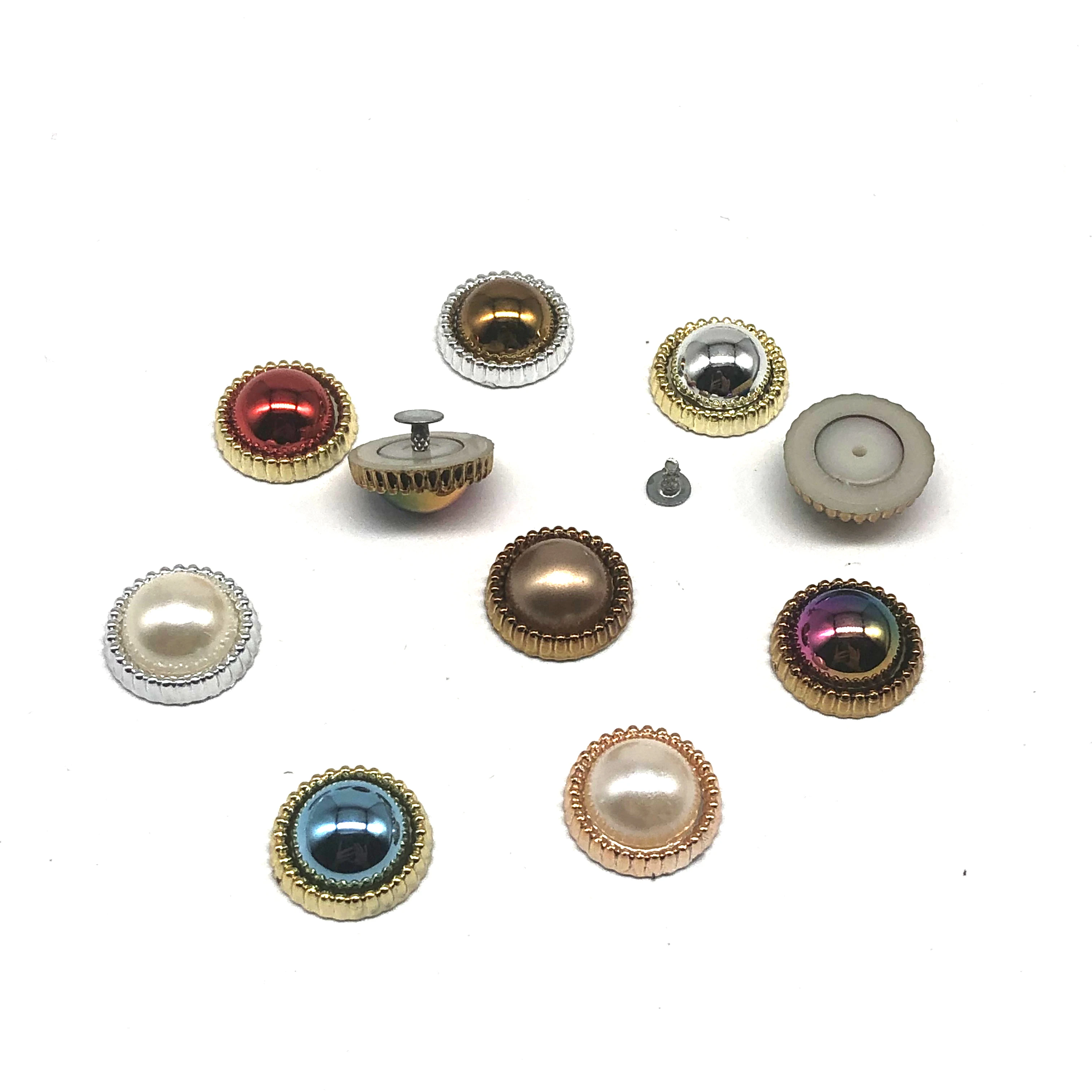 Latest Hot Sale Wholesale Shoe rivet round bright decoration Fancy Ladies Buckle