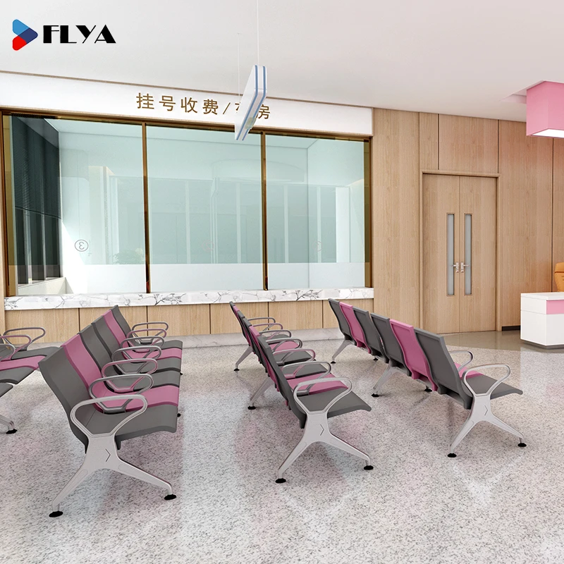 Flya Low price wholesale Public Seating Airport Lounge Benchairport Chair Hospital Waiting Area chair