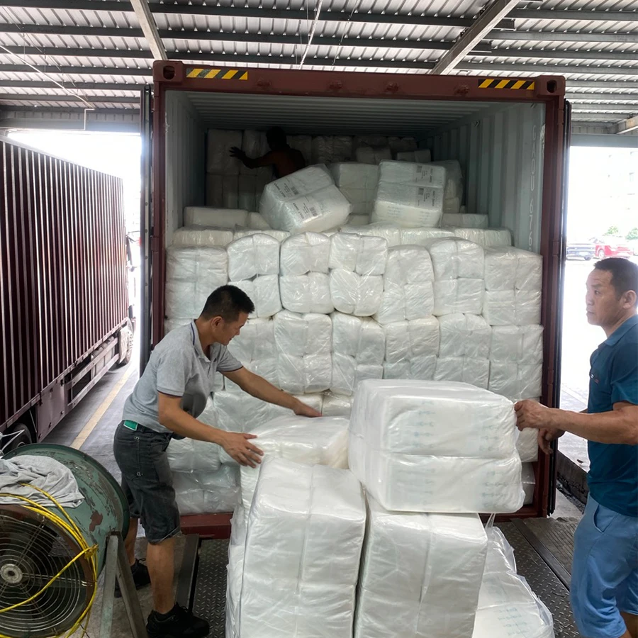 Hot selling Factory Wholesale cheap price 20 feet container korean baby-dry pants diapers size 6 swaddlers bales diapers nappies