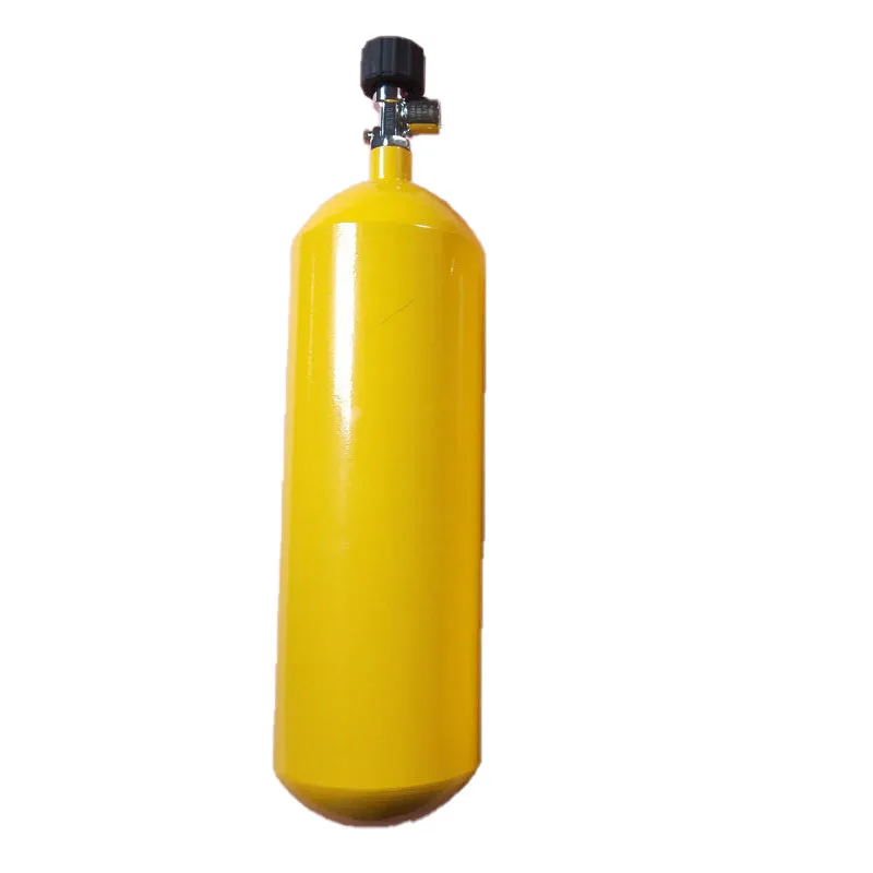 Acecare 5L Steel Cylinder 300bar/4500psi Air Breathing Apparatus Steel Cylinder with Valve for Fire Fighting