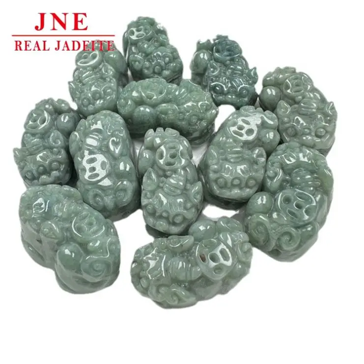 Russian A Type Jade Craft Bean Seed Small Pixiu Accessories Jade Pendant Jade Crafts Factory Wholesale