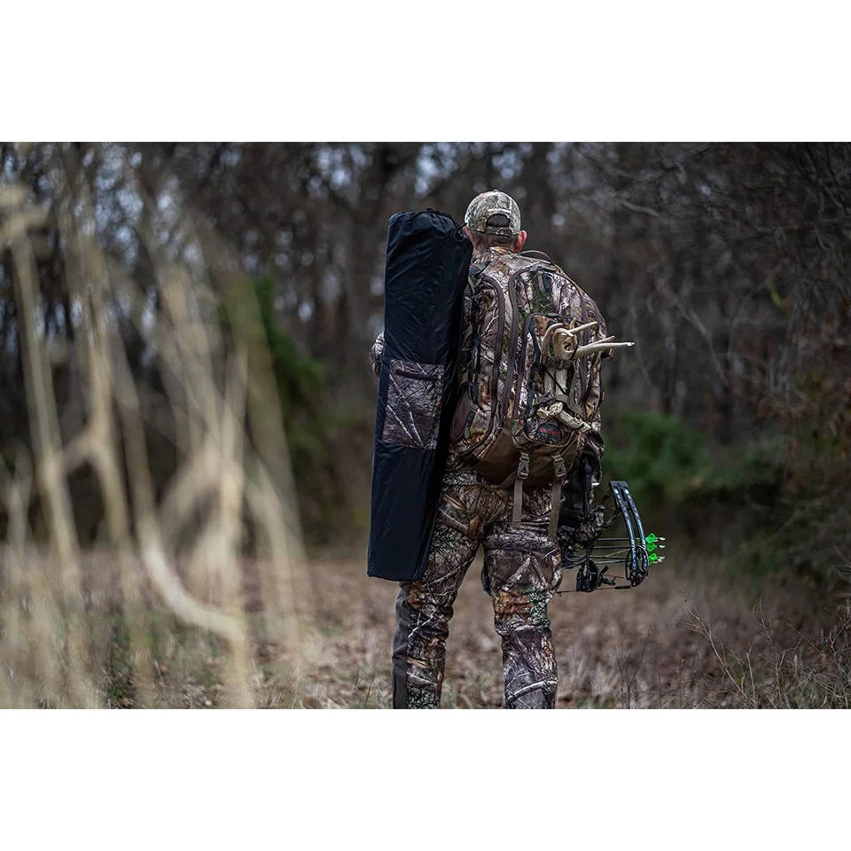 Dandelion 1-2 Person Hunting Ground Blind, Real Tree Edge Camo Hunting Tent