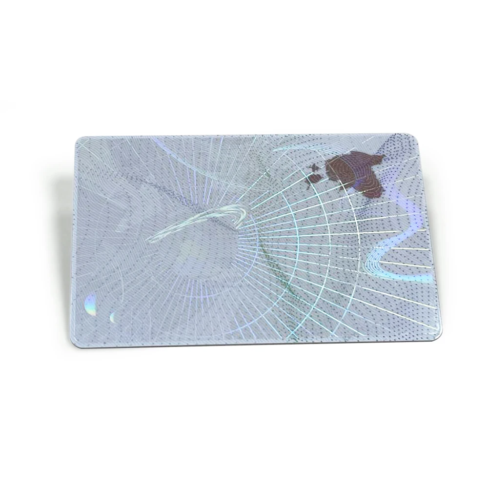 Custom Printed PVC Id Hologram Card Laminate Hologram Security Smart Id Card for Identity Protection