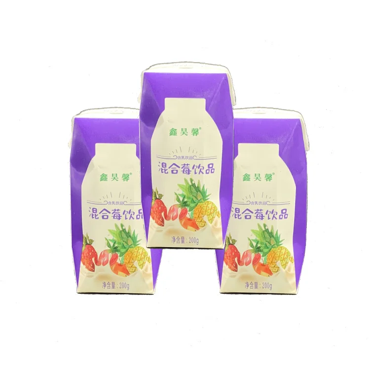 
Factory Direct Sale Milk Drink Fresh Milk Flavor Fruit Juice Milk 