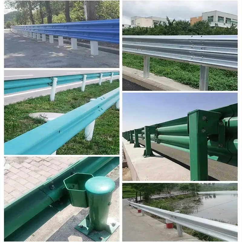 Встраиваемые антиблокирующие ограждения для шоссе дороги W-beam highway Q235 Стальные