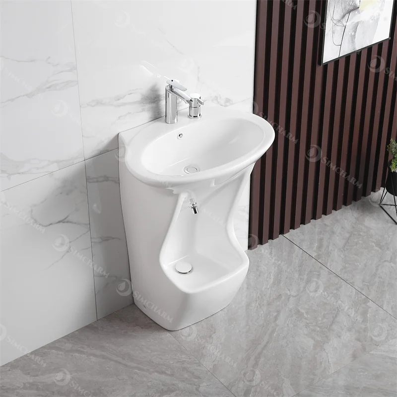 W08H New Design double level wash stand wudu, Bathroom Wudu Sink, Muslim Basin Stand With Tab
