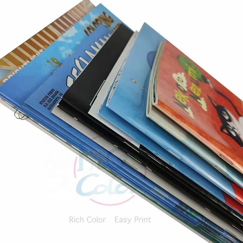 Cheap Price Saddle Stitch Box Set Graded Readers Books Printing For Children