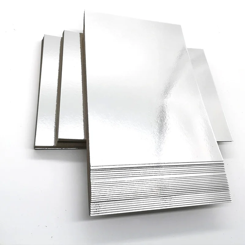 Recycled Paper Board Mills Silver Metalized with Grey Back