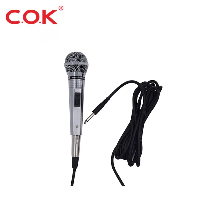 Professional wired miniature electret microphone Conference Karaoke Microphone Wired Dynamic Microphone