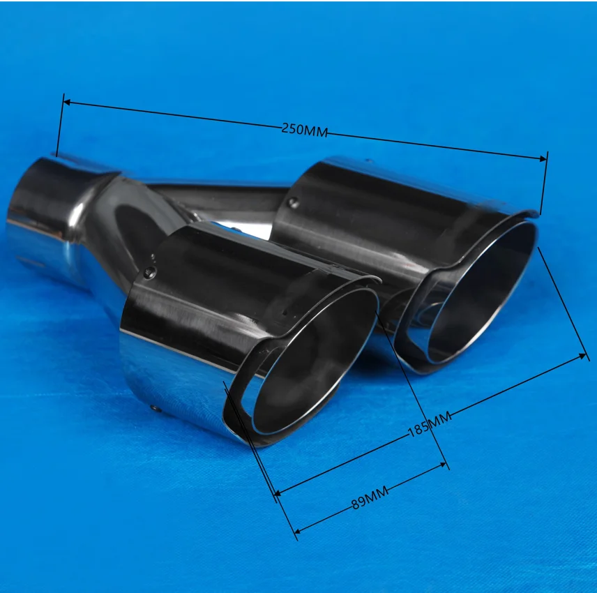 Stainless Steel Muffler Dual  Muffler End Pipe Auto Exhaust Tailpipes For Akrapovic Car Exhaust Tips