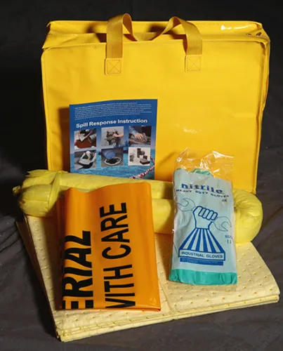 Hot Sell Material 30 Litres General absorbent Portable Spill Kit For Oil Spill Clean-up