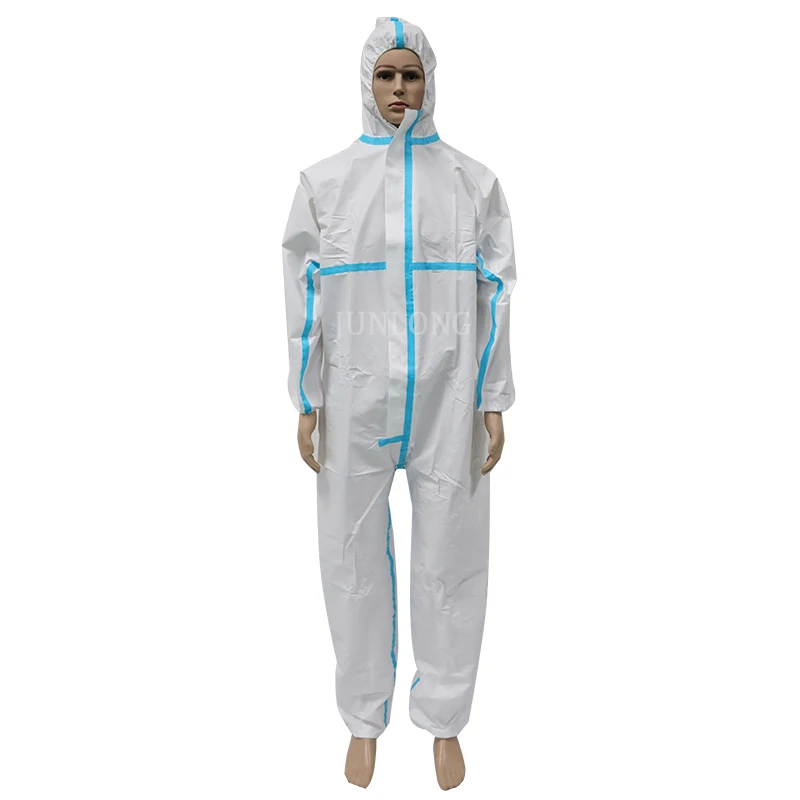 Junlong  Chinese supplier of Disposable Protective PPE Coveralls EN14126 approved for painting