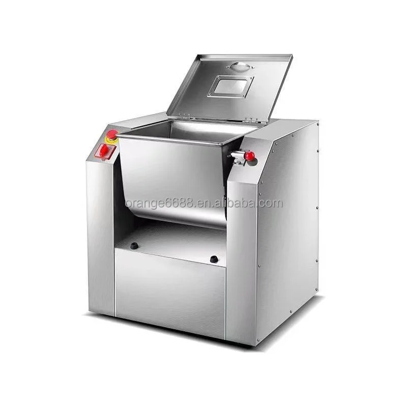 25kg 50kg Mixing Capacity Commercial Stainless Steel Flour Mixing Industrial Dough Kneading Machine Pizza Bread Dough Mixer