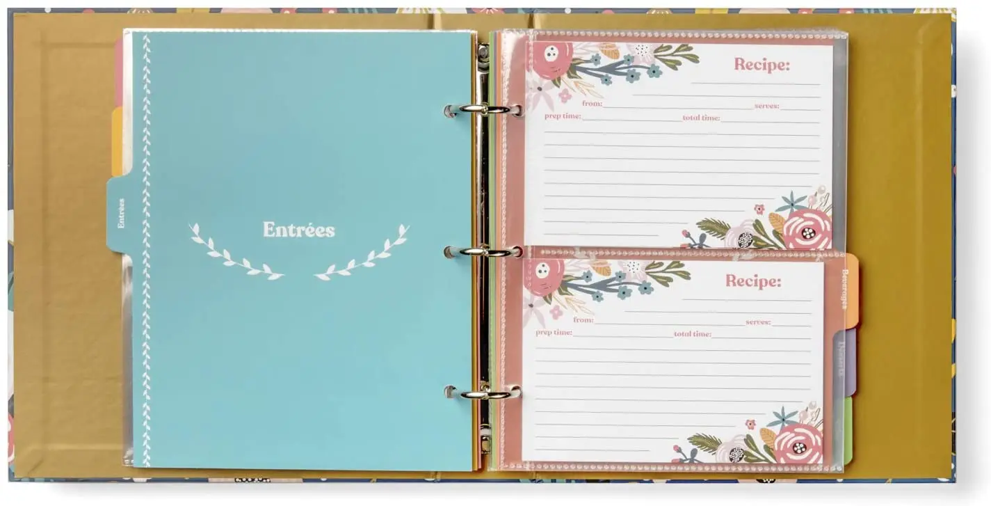 New product  Factory Supplier a6 binder recipe journal recipe book binder