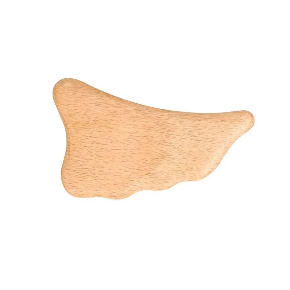 High Quality Wooden Guasha Tools Full Body Lymphatic Drainage Cellulite Massage Custom Logo Wooden Gua Sha Massager