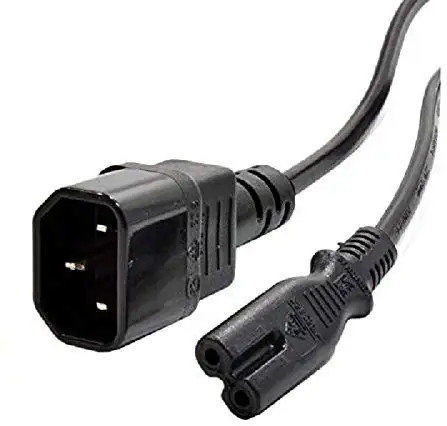 Стандартный Литой штекер IEC 320 C14 к C7, адаптер переменного тока, кабель PDU UPS, стандартный шнур питания переменного тока, 10 а/110-240 В, C14 до C7, (I