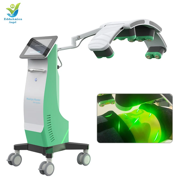 Fat Removal Maxlipo Master body slim product slimming Machine 532nm/635nm green/red Light Pain Relief Machine for weight loss