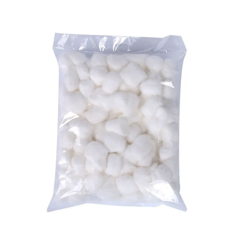 High Quality 100% Cotton Degreasing Cotton Balls Disposable Medical Cotton Balls for Absorbent Use in Hospitals Dental Clinics