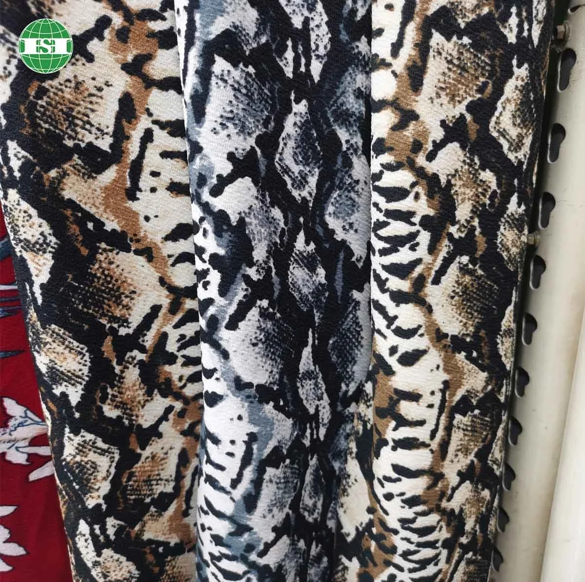 Tiger Boa leopard print fabric 4 way stretchy soft fabric graphic all-over for different clothes customized with your own design