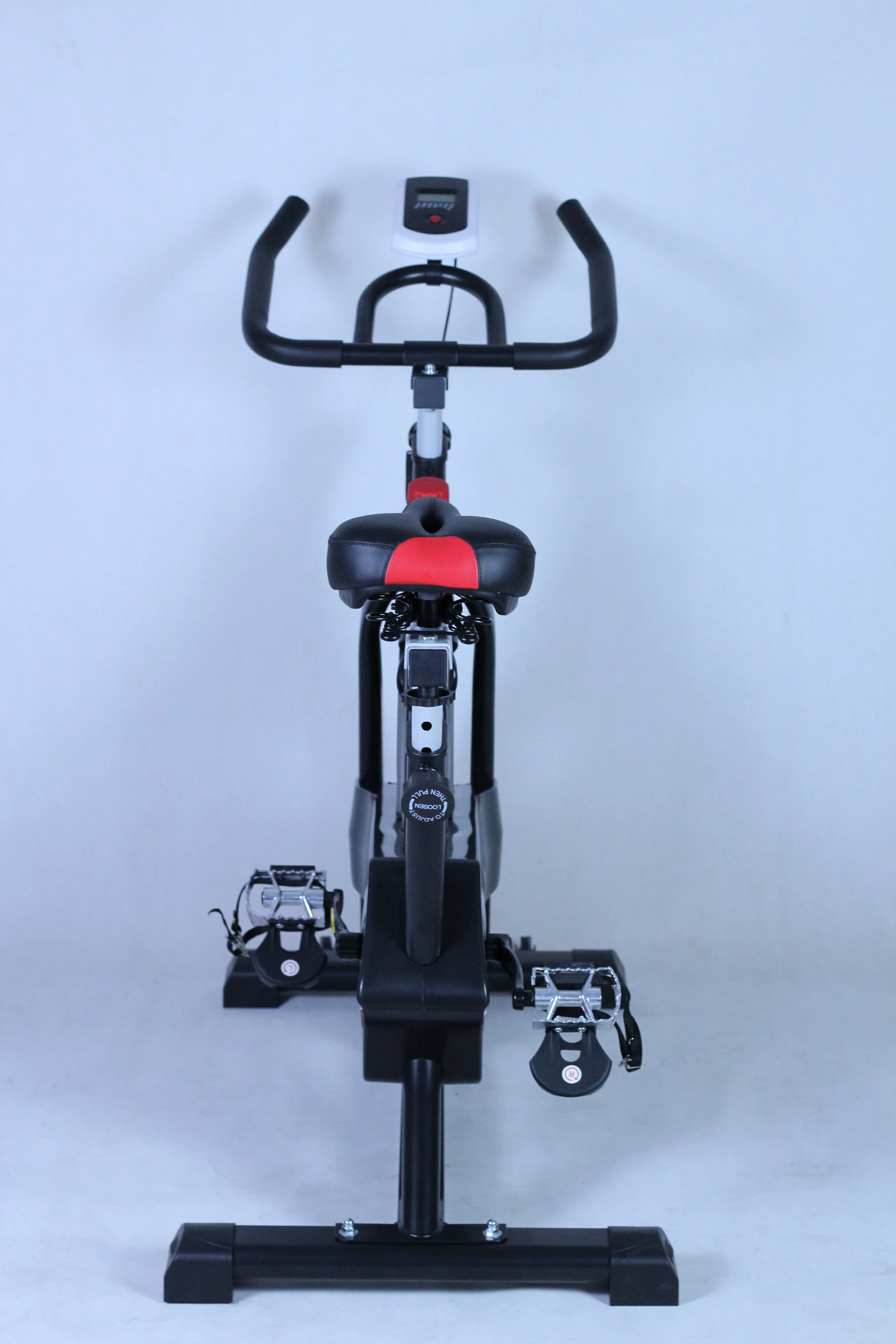 Ergonomic Static Indoor Spin Bike with LCD Display Silent Stationary Sport Bicycle for Home Gym Use Made of Steel
