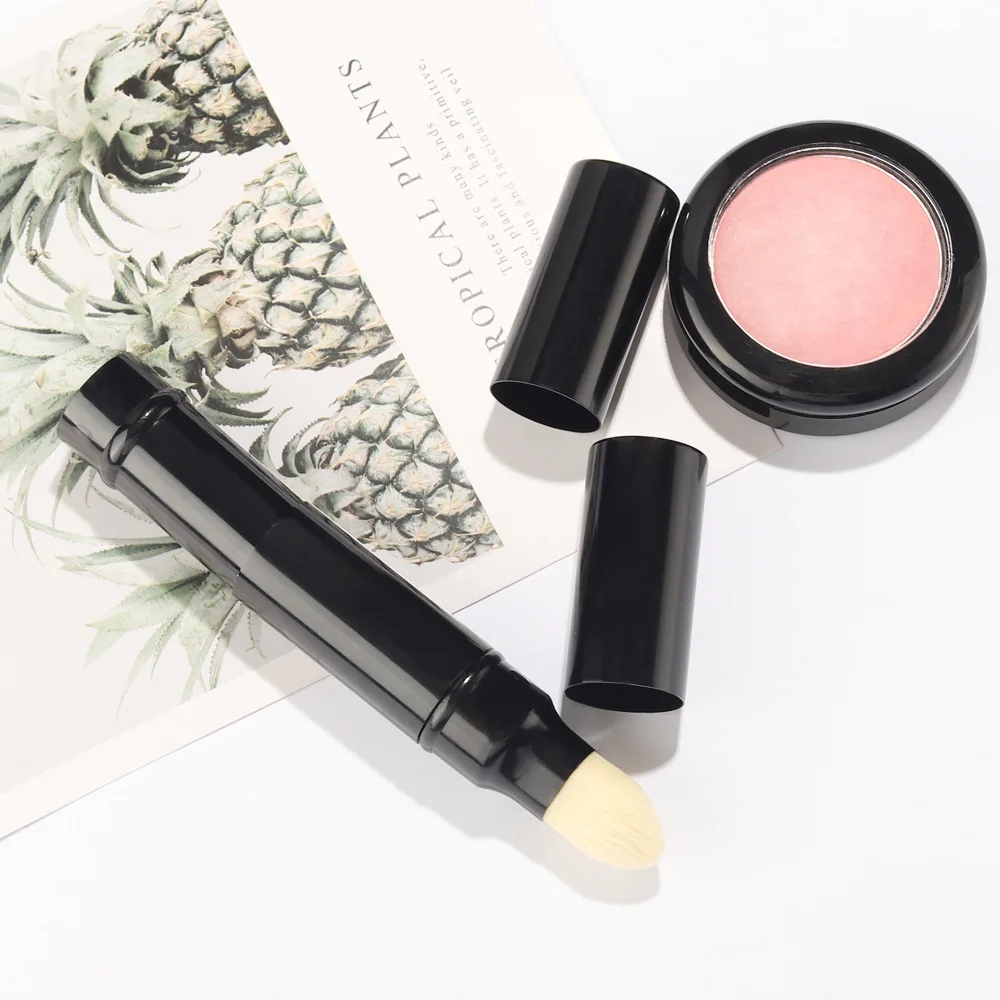 2 In 1 Multi Function Double Side Cosmetic Beauty Tool Mini Eye Brush Travel Portable Makeup Brush Tools Set