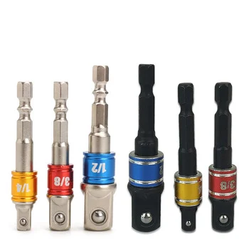 
3Pcs Hex Shank Impact Grade Socket Adapter Driver Extension Drill Bits for Holding 1/4
