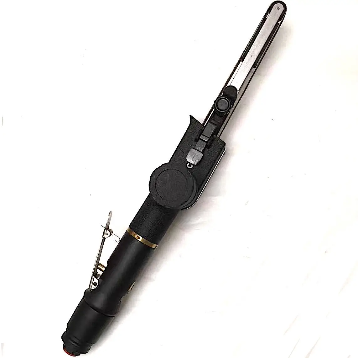 First-class pneumatic belt sander Fast material removal Plenty of power Length of usable belt allows further reach welding tools