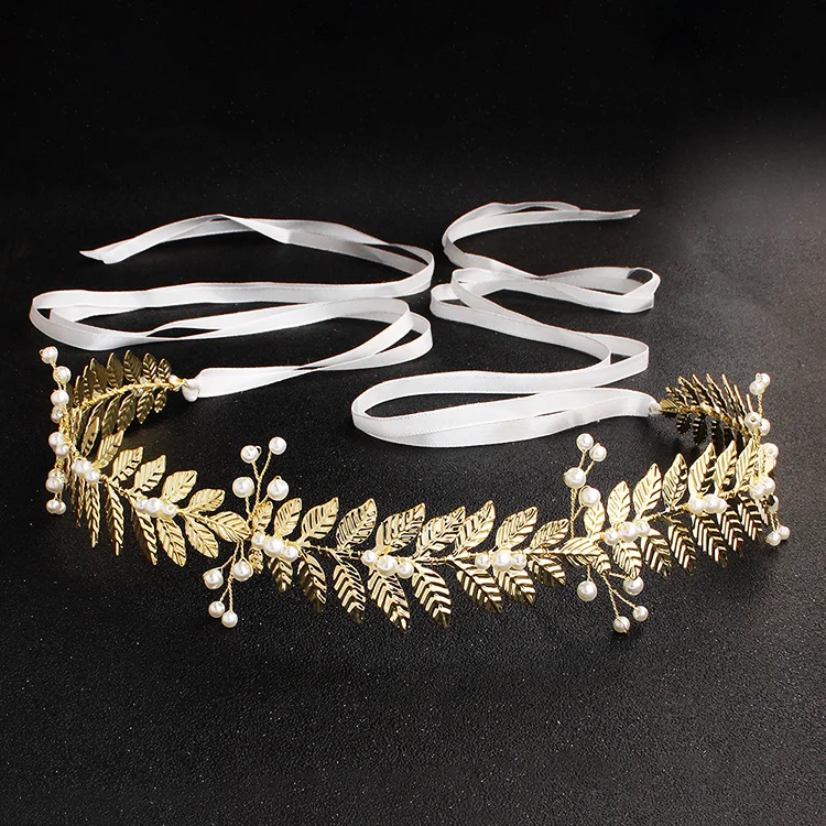 Metal Waist Chain Wedding Bridal Jewelry Body Chain Women Wedding Decoration Accessories Banquet Sash Belt With Ribbon