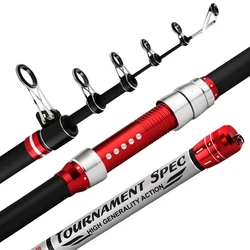 Saltwater Telescopic Fishing Rods High Carbon Guide Ring Rods Fishing