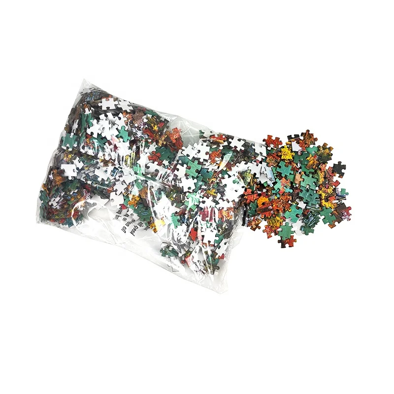 Free Samples Custom Puzzles Personalized puzzles 500 1000 pieces Jigsaw Puzzle Wholesale Made From Senfutong
