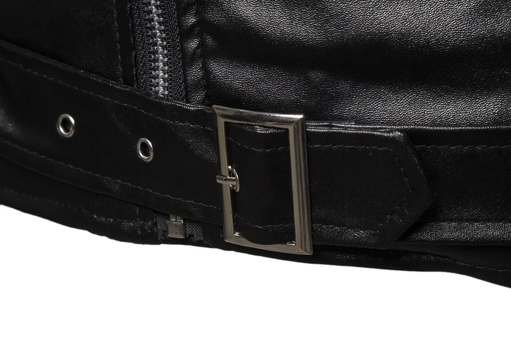 Wholesale cheap price leather jacket biker leather jacket leather men jacket