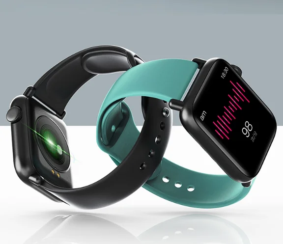 QS19 Smart Bracelet  Heart Rate  Blood Pressure  Body Temperature Monitoring  Full-touch Exercise Pedometer Smart Watch