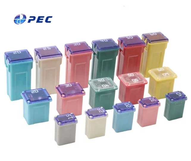  PEC 15A 20A 25A 30A 40A 60A квадратный предохранитель для микростраховки
