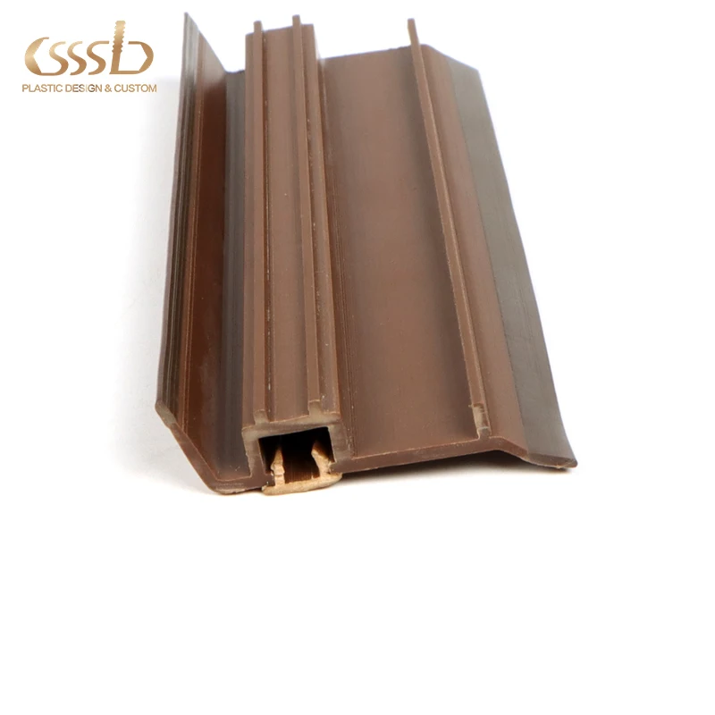 PVC chamfered skirting board