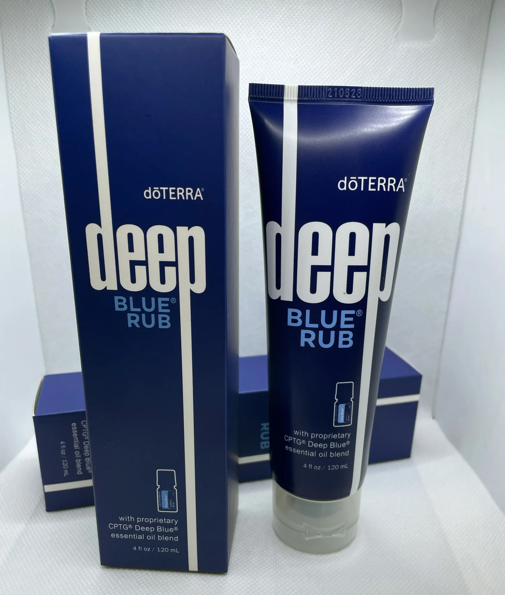 Top quality A+++ Brand cream deep blue rub doterra with proprietary cptg deep blue essential oil blend 120ml