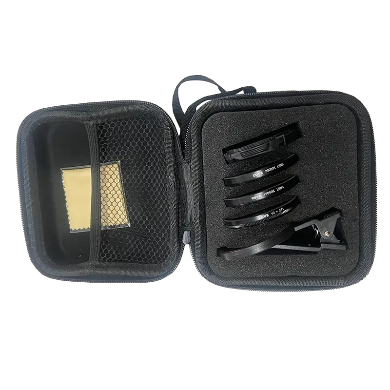 Apexel Smartphone Camera Clip 37mm Red Yellow Color Nd32 Cpl Star Phone Lens Filter 7 In 1 Gradient Filter Kit