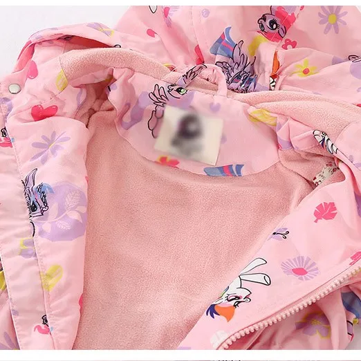 Custom Children Spring jackets Windbreaker Kids Hooded Fleece Rain Coats Water Proof Outfits girls rain jackets