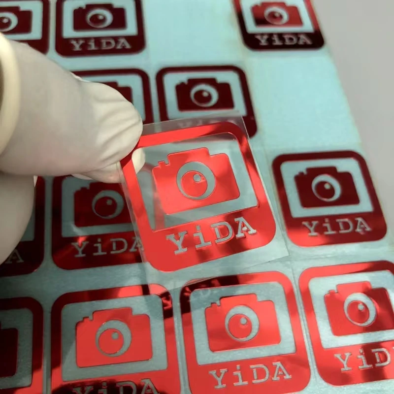 Custom Logo 3d  Label Decals Metallic Stickers, Waterproof Luxury Gold Foil Transfer Metal Stickers