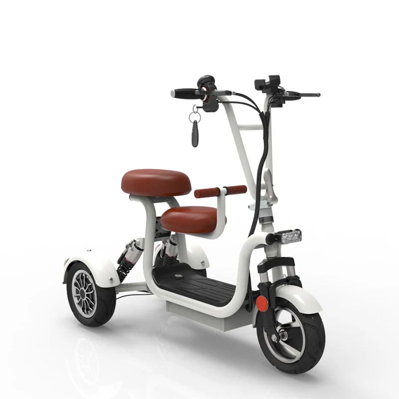 tricycle electric scooter 3 wheel battery powered adult electric bike
