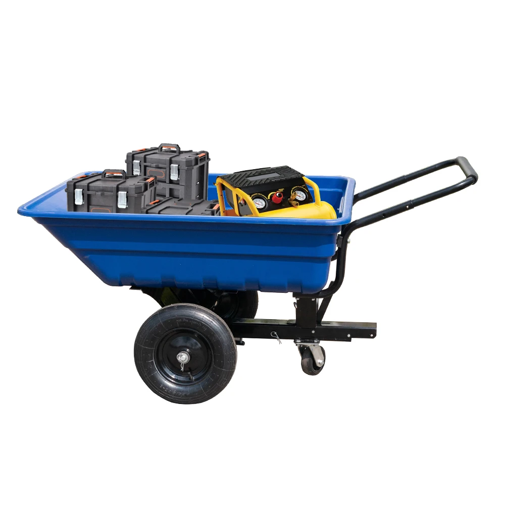 Side load utility galvanized small atv dump trailer